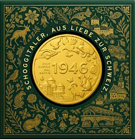 Drei Taler in Geschenkpackung